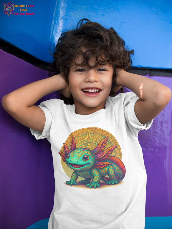 Ajolote Playeras Luchadores Mexicanos Camiseta Divertida De Ajolote Con  Calendario Azteca: Un Regalo