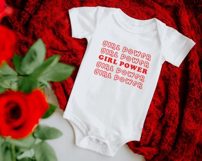 Girl Power Baby Onesie® Feminist Baby Onesie® Girl Power Etsy