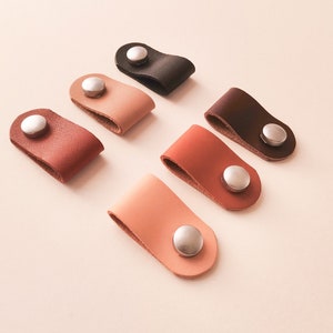 Leather Drawer Pulls, Door Pulls, Leather Door Handle, Cabinet Knobs, Kitchen Drawer Pulls and Knobs, Drawer Handles, Cupboard Knobs image 4