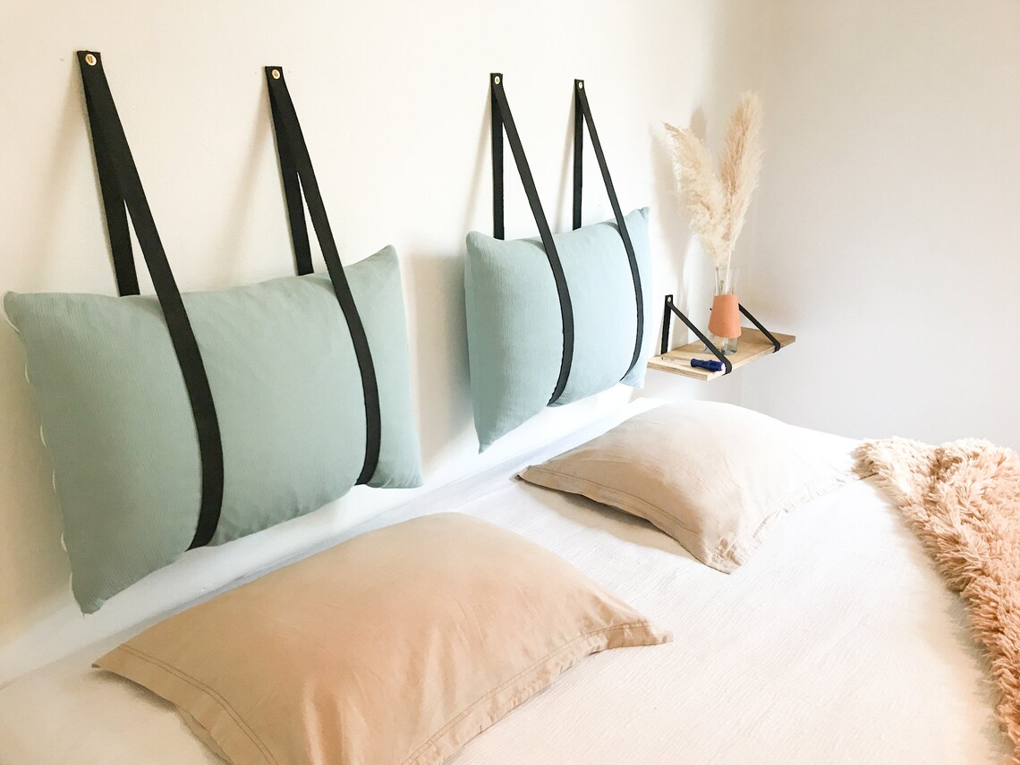 Headboard Boho Headboard Hanging Cushion Headboard Queen Etsy