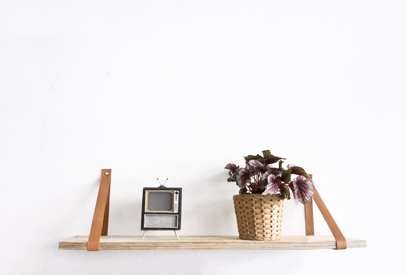 Shelf Brackets Leather Shelf Straps Floating Shelf Bracket Etsy