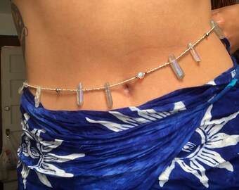 crystal healing waist beads