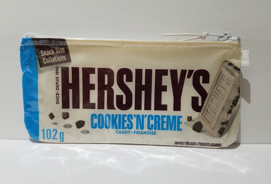 HERSHEY'S Upcycled Zipper Pouch Recycled Zipper Bag Coin Etsy