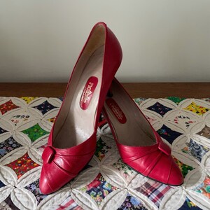 80s Red Pumps Etsy