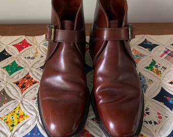 monk strap boots mens