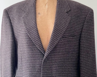 Vintage Wool Cashmere Blazer: San Remo, Made in Italy, Size 40R