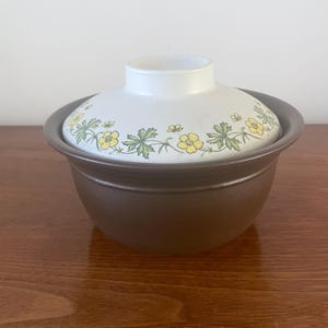 Figgjo Flint Norway | Blossom Pattern | 1 Quart Serving Casserole | Ovenproof | Mid Century Scandinavian Dish | MCM Scandinavian Dining