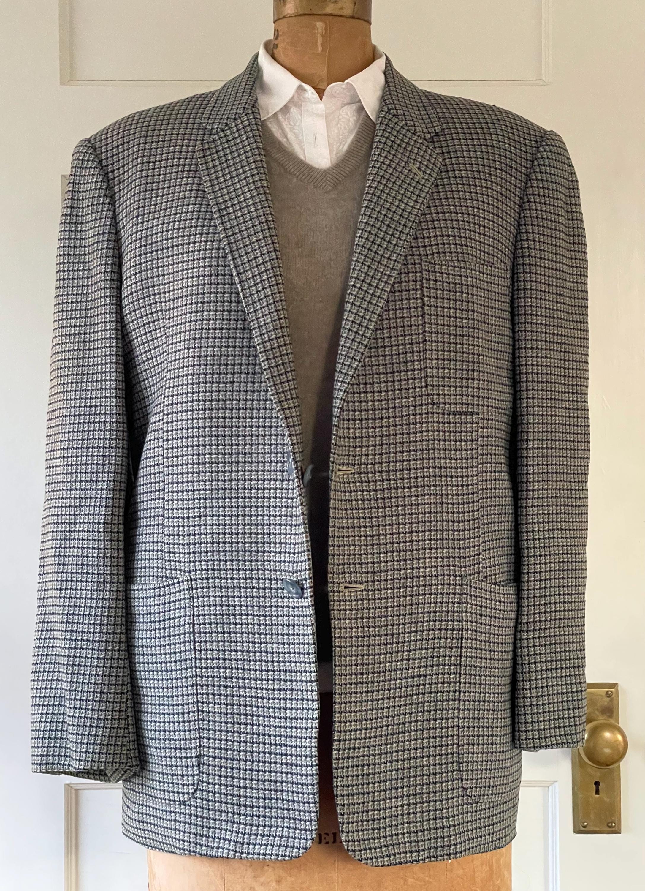 Micro Check Jacket - Etsy