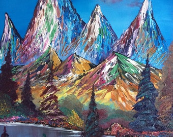 Oil Painting - Medallion Ranges - Original Landscape Oil Painting on Canvas