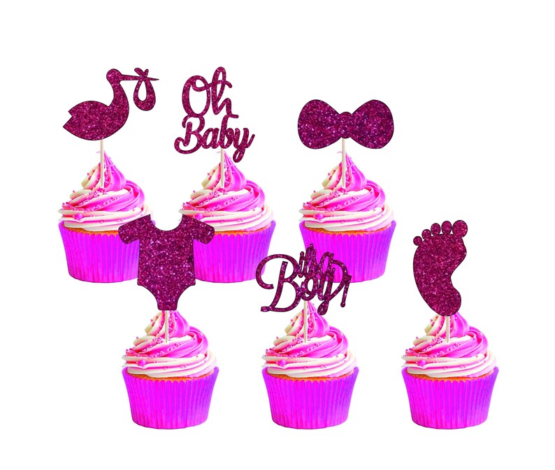 Oh Baby Cupcake Toppers It's a Boy Cupcake Toppers With Etsy