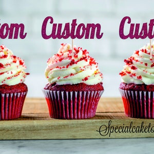 Custom Cake Topper, Name Cake Topper, Custom Name Cake Topper, Glitter Name Cake Topper, Cake Topper, Customized, Personalised Topper