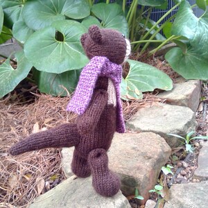 Hand-knit Otter Stuffy - Etsy