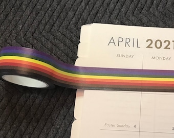 People of Color Rainbow Pride Flag washi tape exclusive - Bargain price