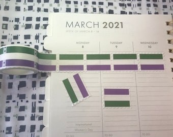 Genderqueer Flag stamp washi tape - exclusive