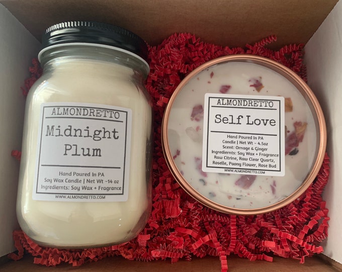 Choose Your Scent! Mega Candle Gift Set. Soy Wax Candle, Closing and House Warming Gift