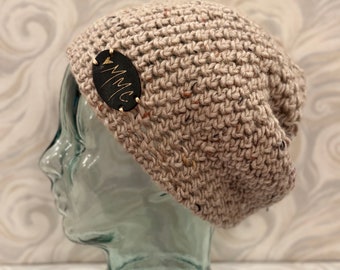Wool, Natural Toned Stocking Hat