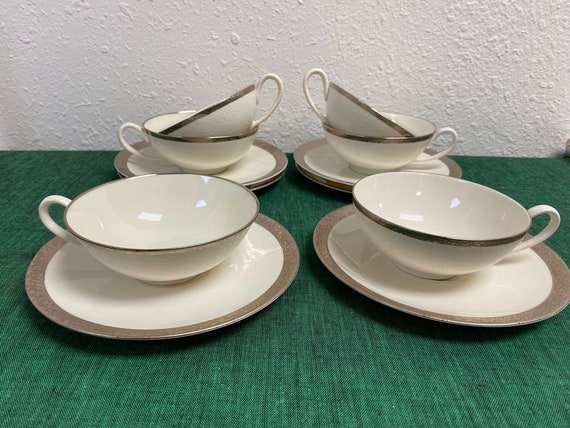 Sascha Brastoff California Fine China WINROCK Cups & Saucers Set