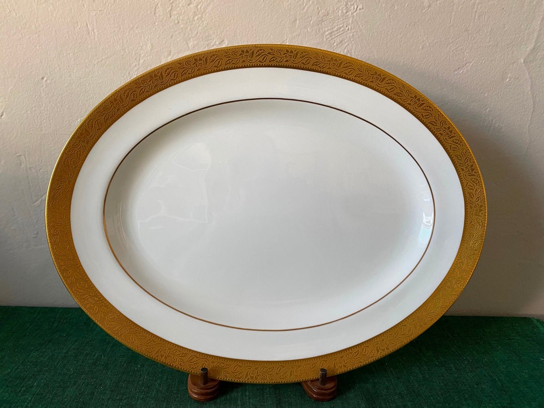 Wedgwood Bone China ASCOT Medium Serving Platter Etsy