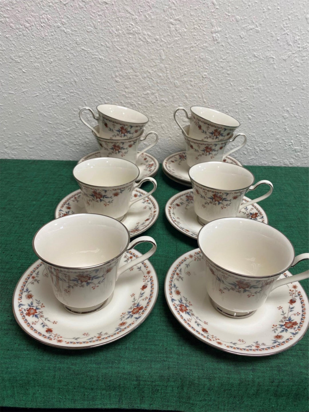Noritake Ivory China ADAGIO Cups & Saucers Japan Set of 6 - Etsy