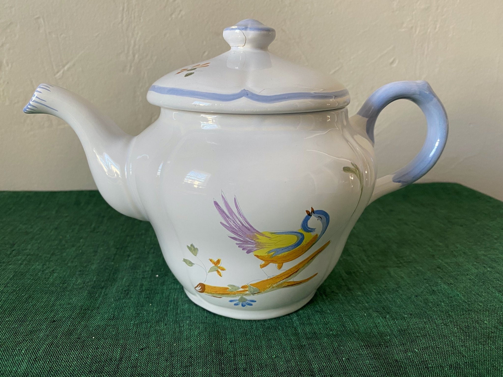 Longchamp PEROUGES Teapot Made in France Free Shipping Etsy