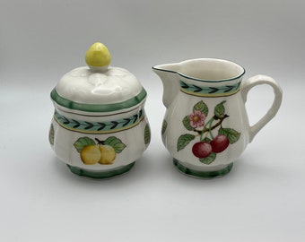 Villeroy & Boch FRENCH GARDEN FLEURENCE Creamer and Sugar Set