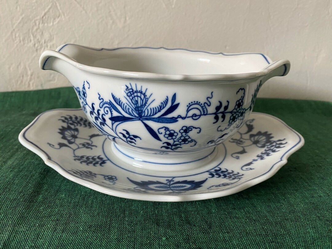 BLUE DANUBE Japan GRAVY Sauce Boat Etsy