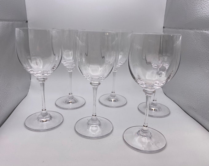Set of 5 Mikasa Crystal STEPHANIE Wine Glasses Etsy