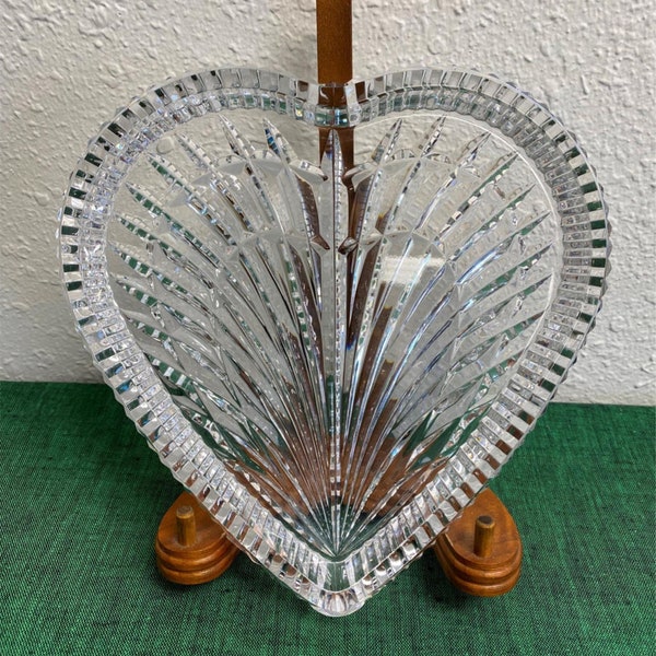 Waterford Crystal Heavy Heart Tray