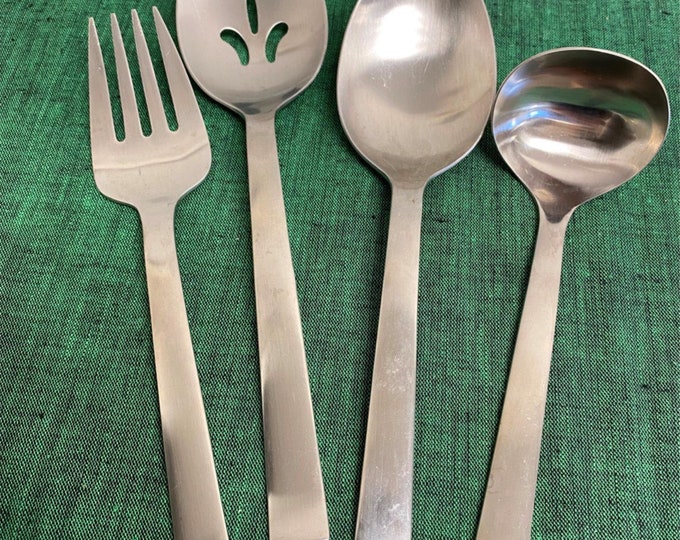 Ginkgo Helmick Welch Merit Satin Spoons & Forks 18/10/EACH SOLD