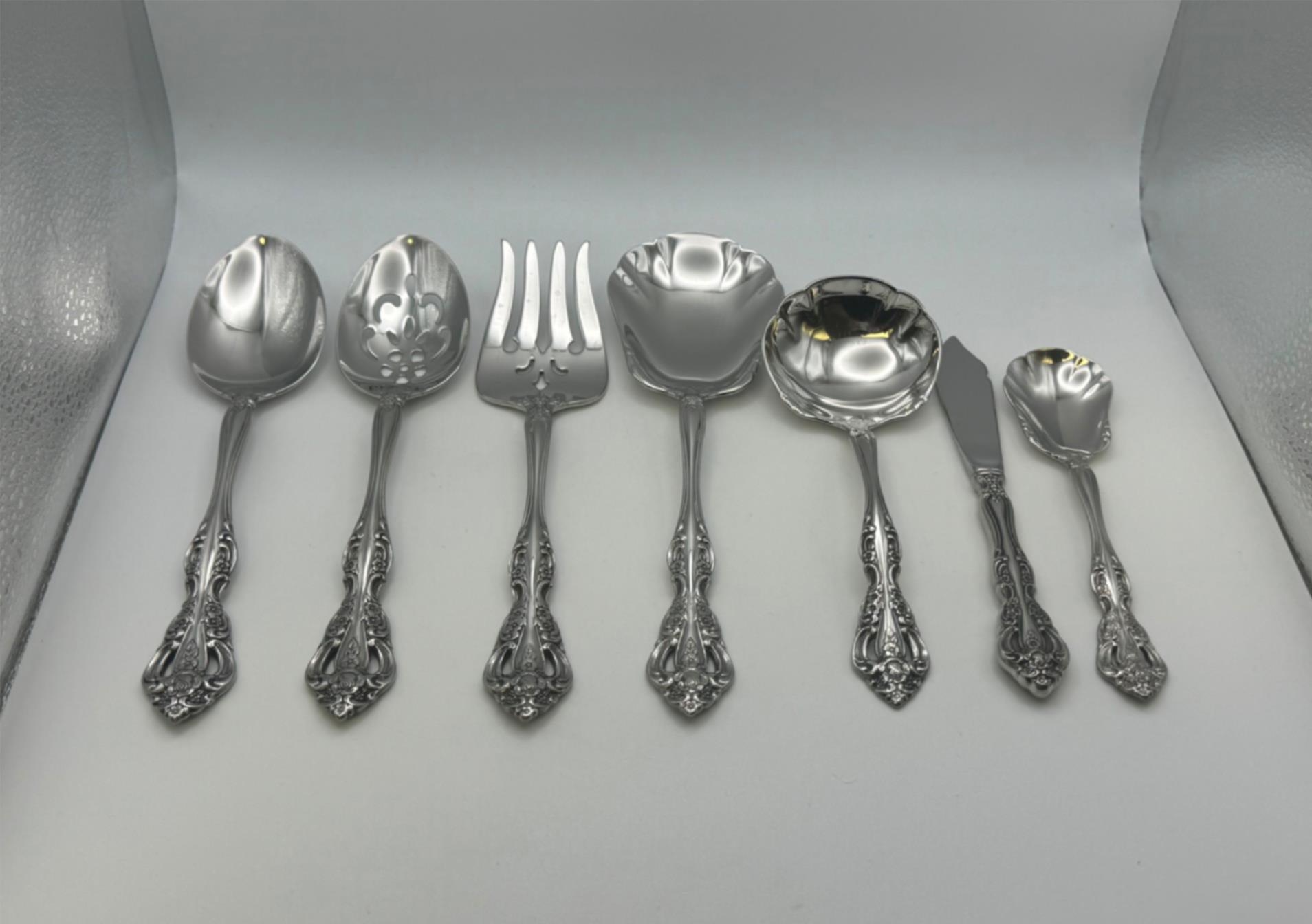 Oneida Stainless Steel MICHELANGELO Piece Serving Set (casserole