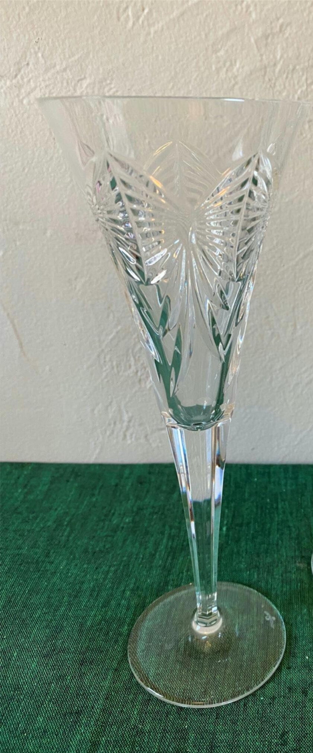 Single Waterford Crystal MILLENNIUM HAPPINESS Champagne Flute Etsy