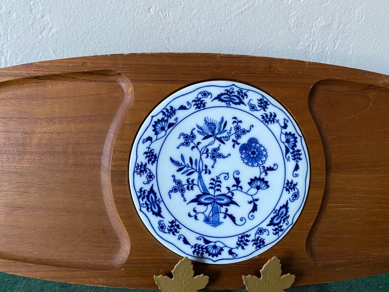 BLUE DANUBE JAPAN Cheese Board Wood Tray Free Shipping