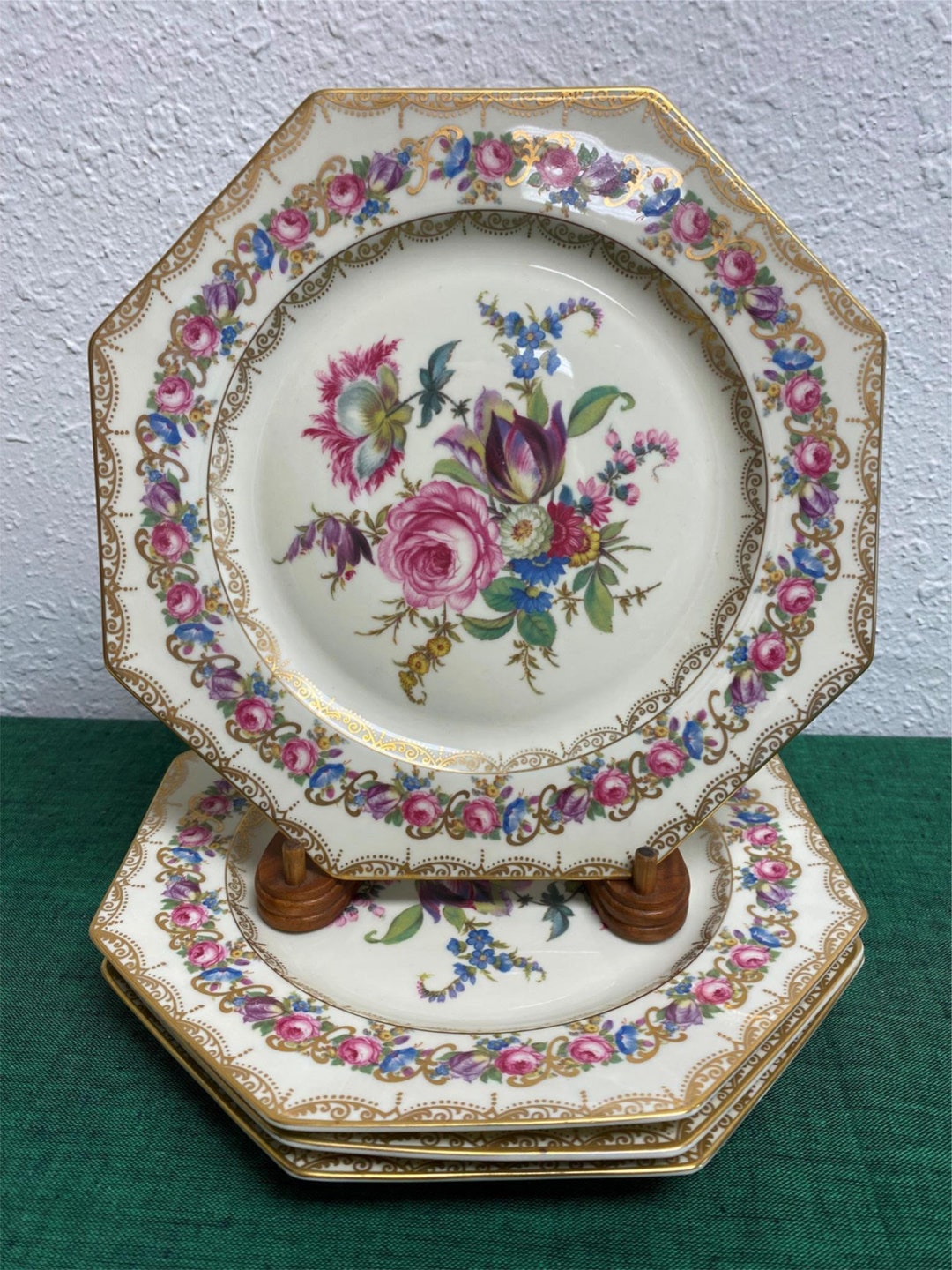 Vintage Rosenthal China VIENNA Continental Ivory Octagonal Etsy