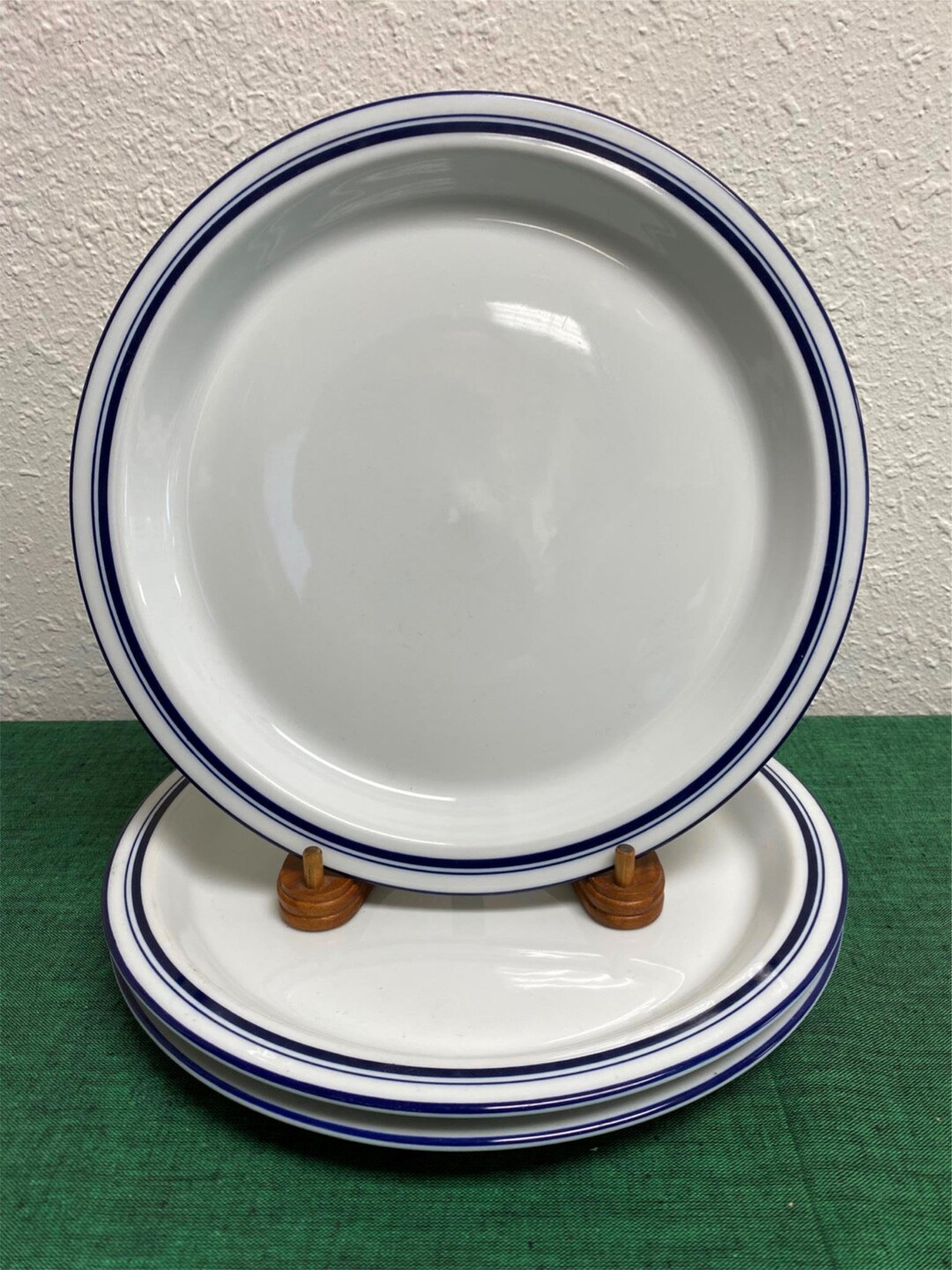 Dansk CHRISTIANSHAVN BLUE Dinner Plates Portugal Set of 3 Etsy