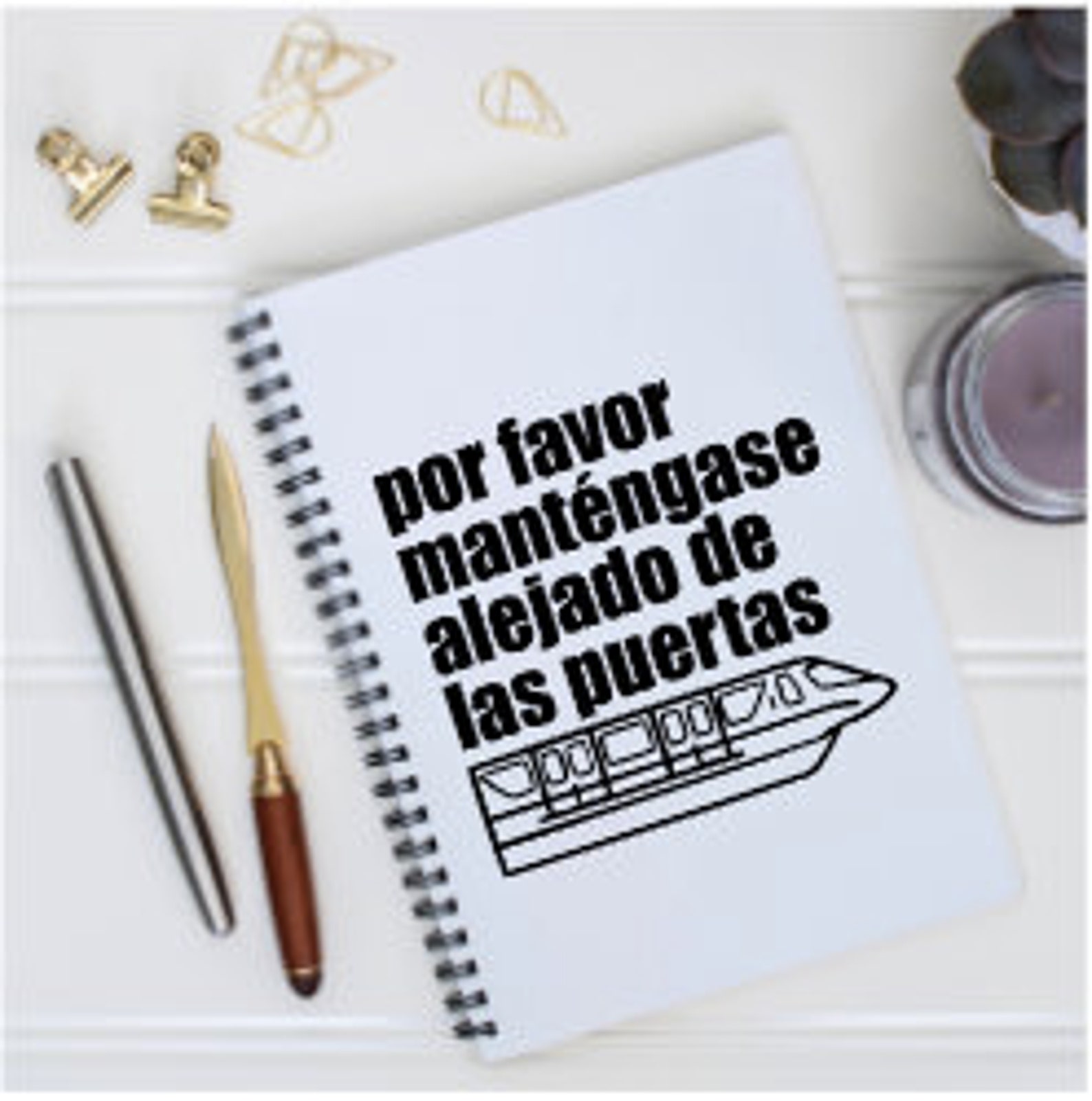 Por Favor Mantengase Alejado De Las Puertas Sticker Monorail Etsy