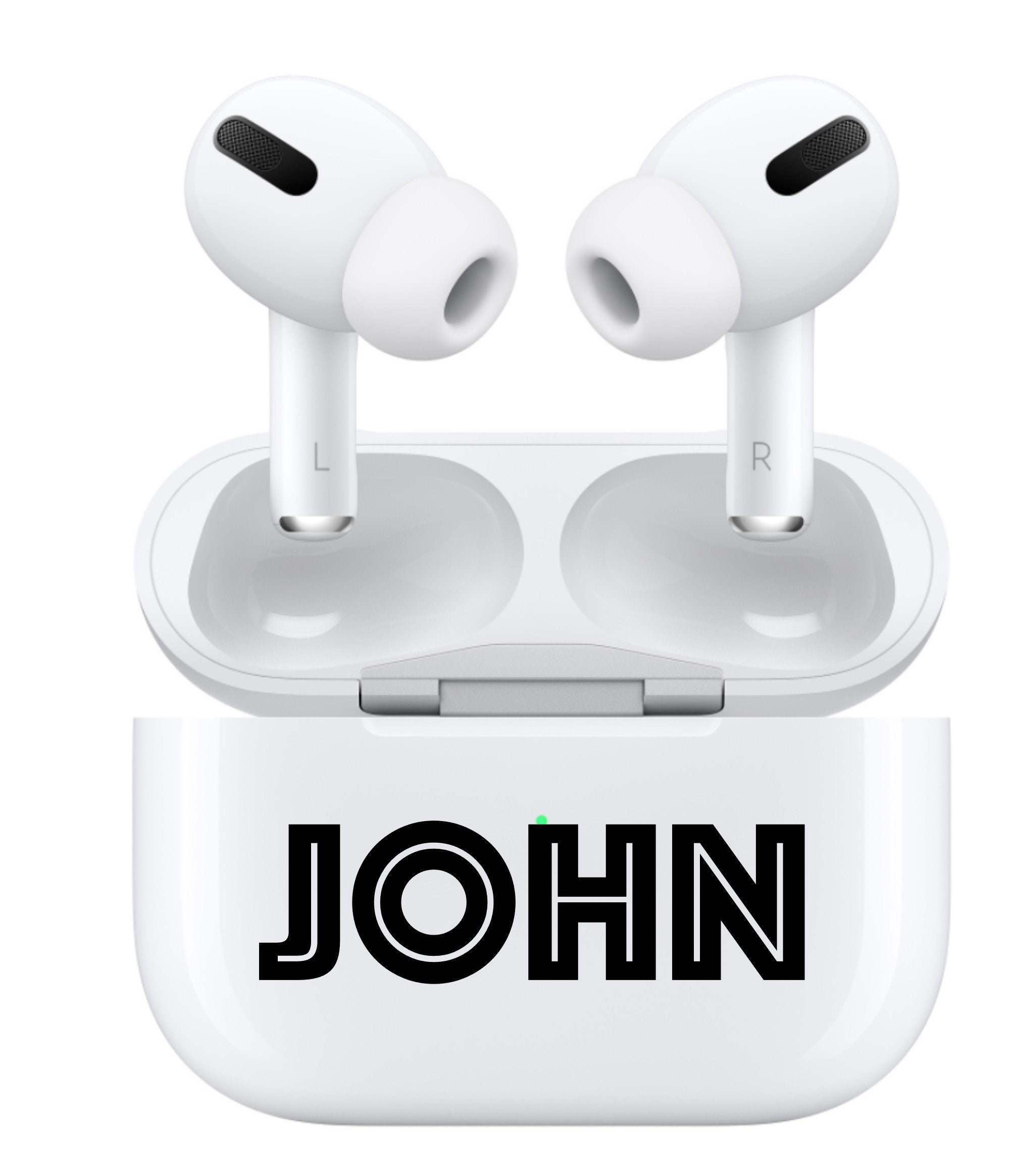 Airpods Pro Block Name Decal Airpods Name Decal Airpods Pro - Etsy