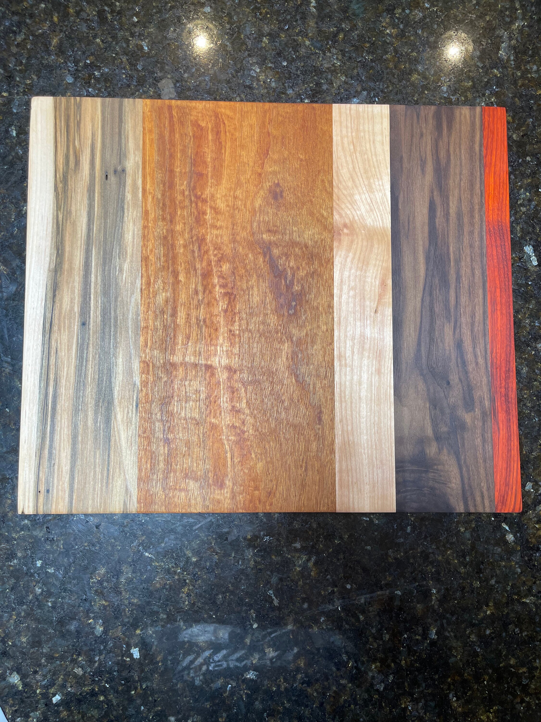 Hardwood Cutting Board Approx 16.25x13.75x.75 Etsy