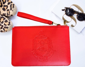 Delta Sigma Theta Wristlet•DST• Clutch Wristlet