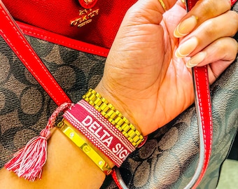 Pulsera de la amistad Delta Sigma Theta