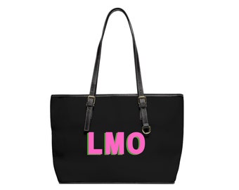 Klasyczna torba typu tote z monogramem Shadow i zamkiem błyskawicznym (czarna)