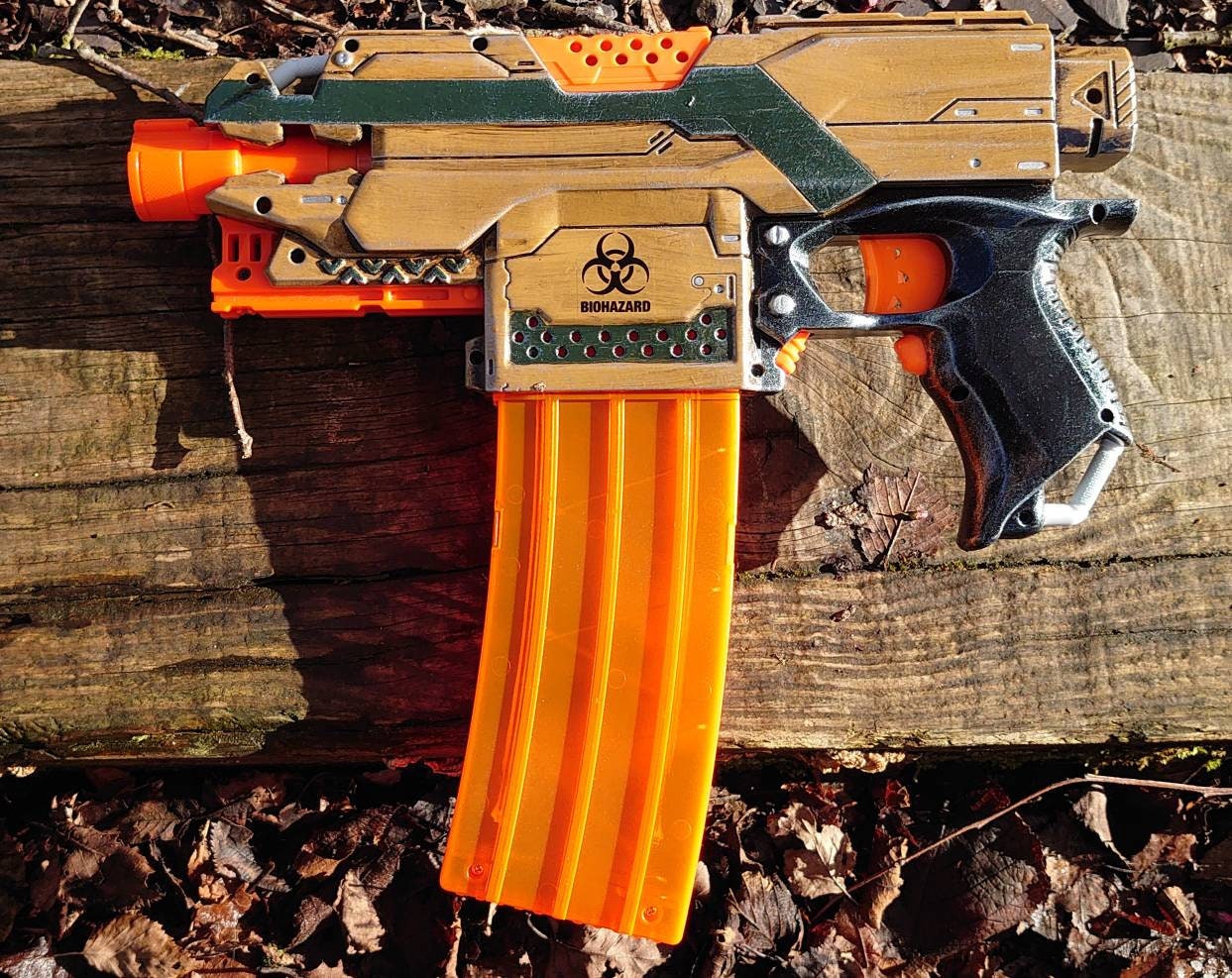 Nerf Stryfe. Custom painted and modified. Etsy