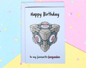 To My Favourite Companion Anniversary/birthday Greeting card with white envelope