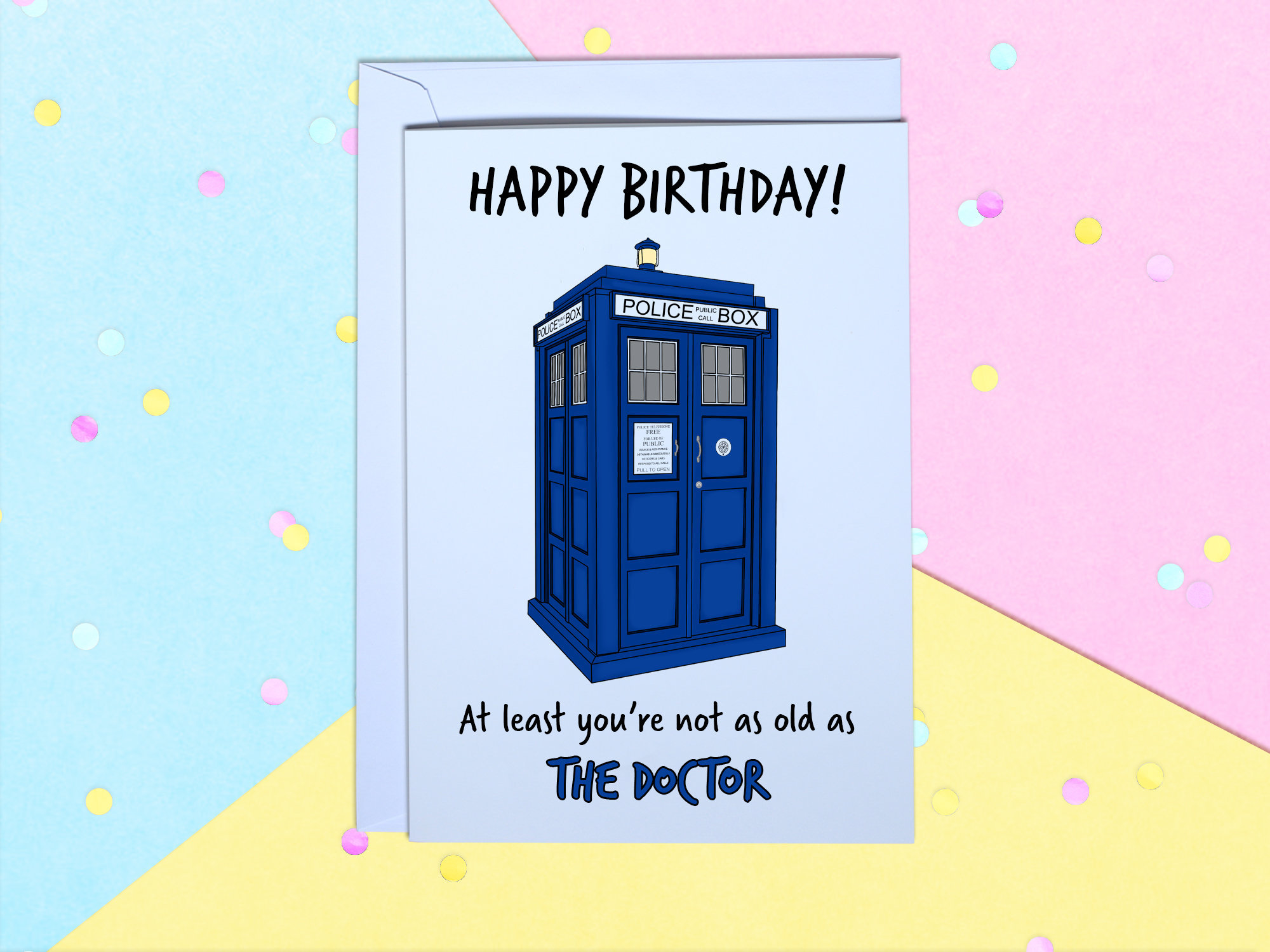 Doctor Who Birthday Card