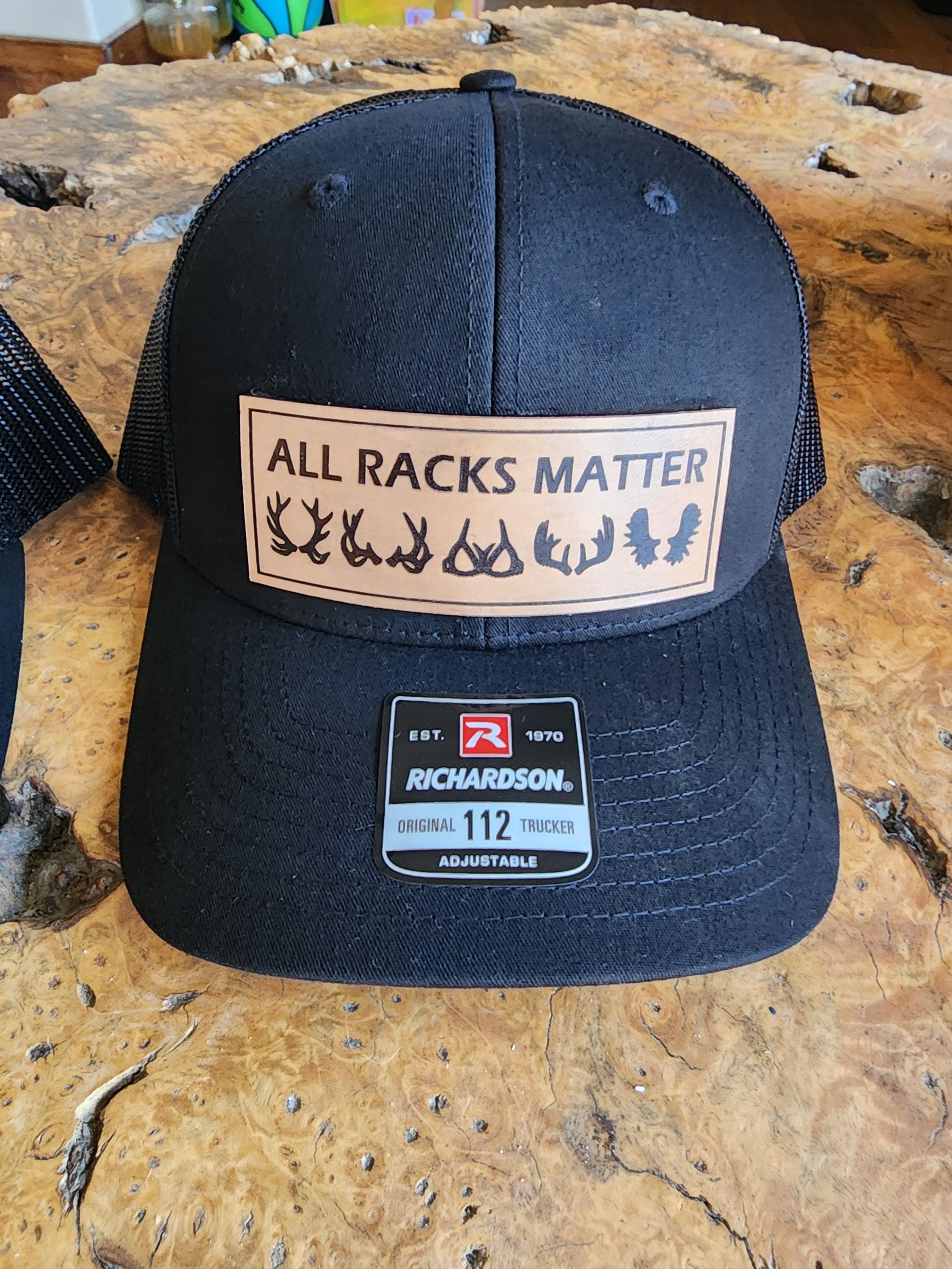 All Racks Matter Hunting Hat: Leather Patch, Richardson 112 - Etsy