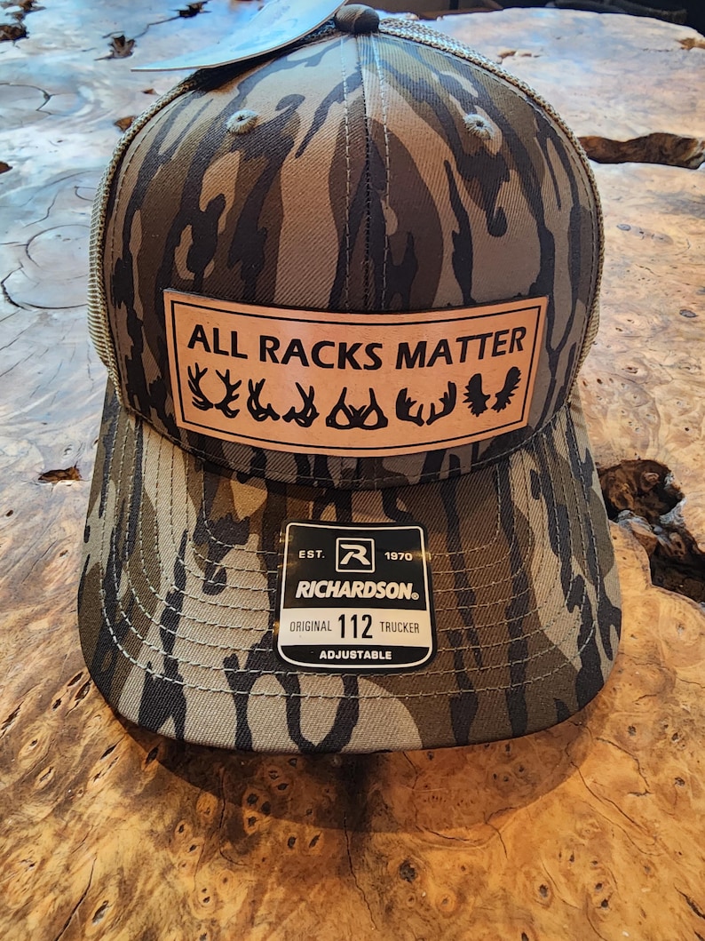 All Racks Matter Hunting Hat: Leather Patch, Richardson 112 - Etsy Canada