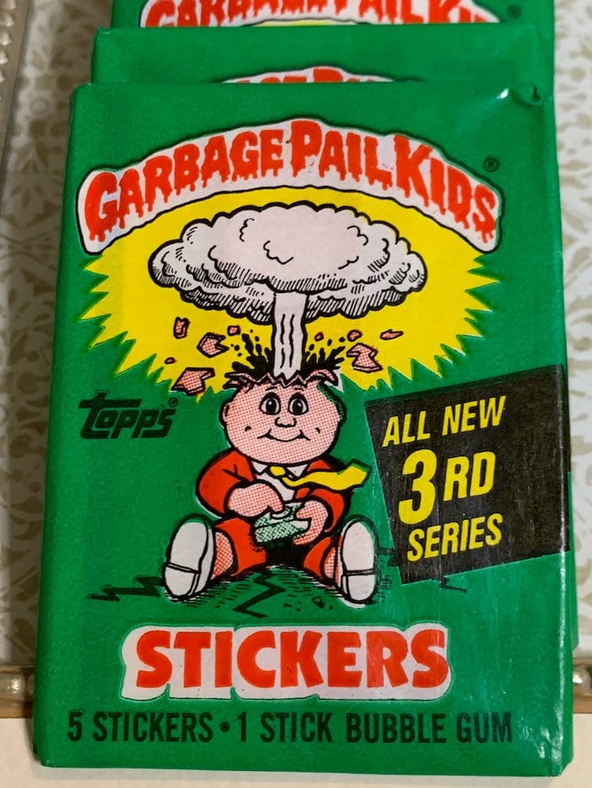 Carte les Crados - Garbage Pail Kids Bonus Stickers Rare Busy Bea