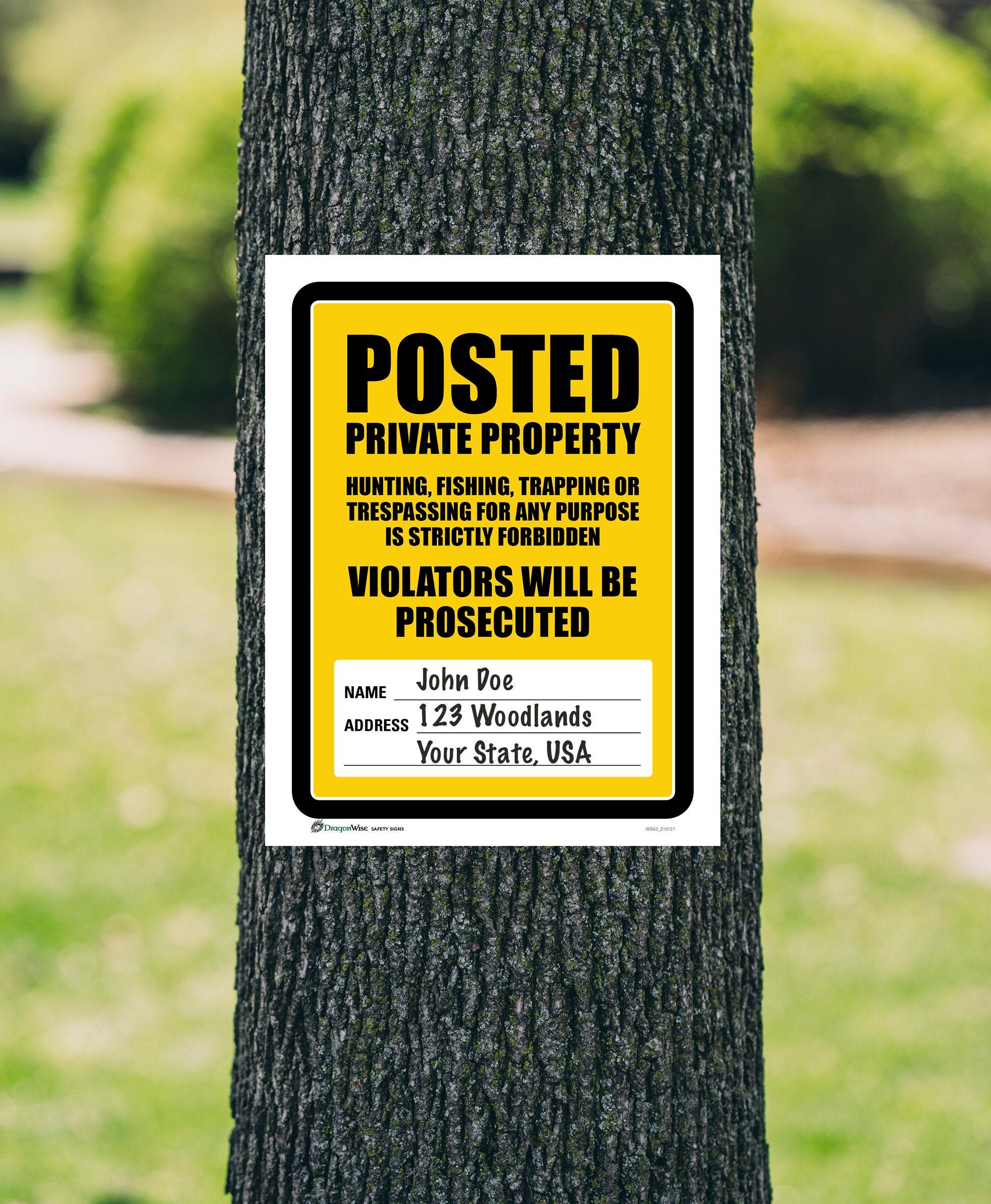 Private Property Sign Bundle Digital Print Instant Download Etsy