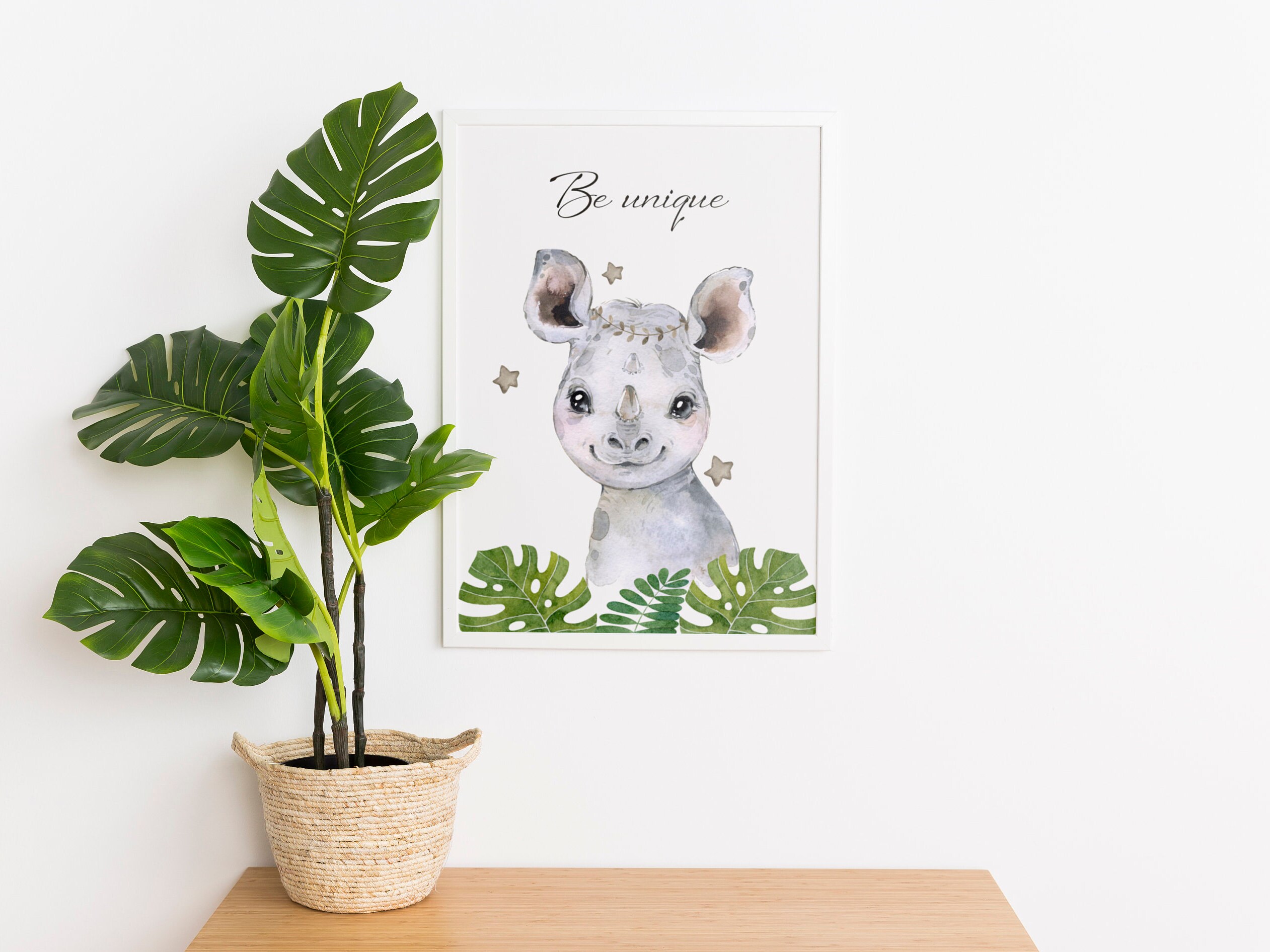 Animal Nursery Prints Printable Set of 6 Printable Baby | Etsy