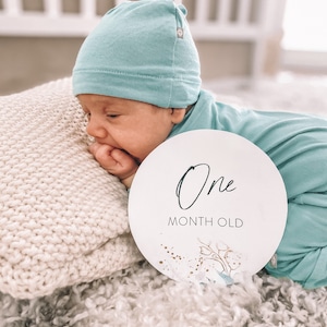 Baby Milestone Cards in Printable High Quality, Baby Shower Gift, Baby Milestone Art, New Baby Gift, Nursery Decor