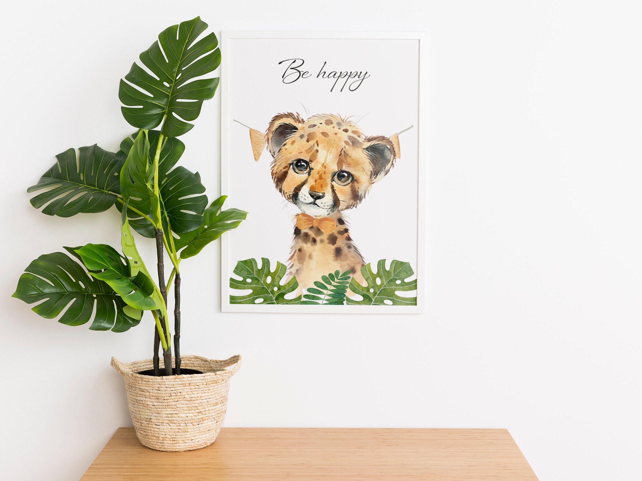 Animal Nursery Prints Printable Set of 6 Printable Baby | Etsy